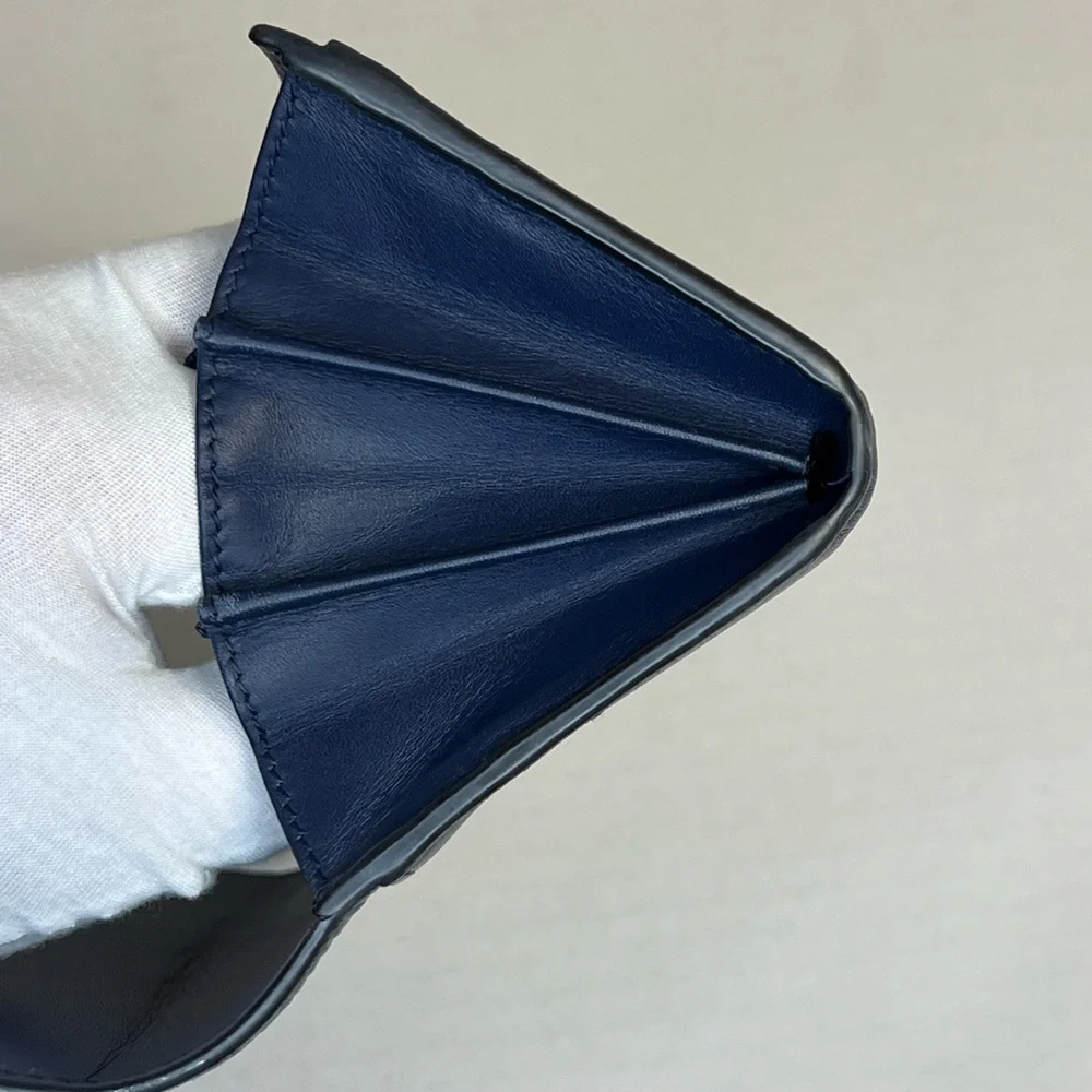 Gucci Sylvie‎ Continental Wallet in blue calfskin leather. - Picture 10 of 14